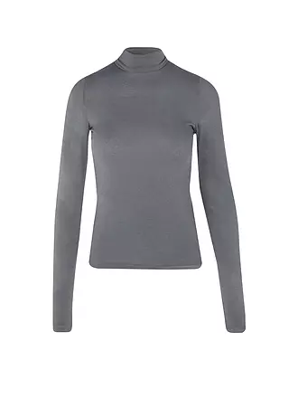 TELA | Camiseta de cuello alto MATHILDE | grau